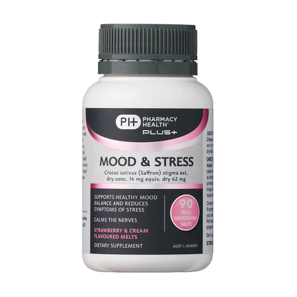 Pharmacy Health Plus Mood & Stress Strawberry Cream Melts
