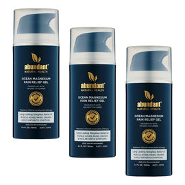 Abundant Ocean Magnesium Pain Relief Gel 100mL Pack of 3