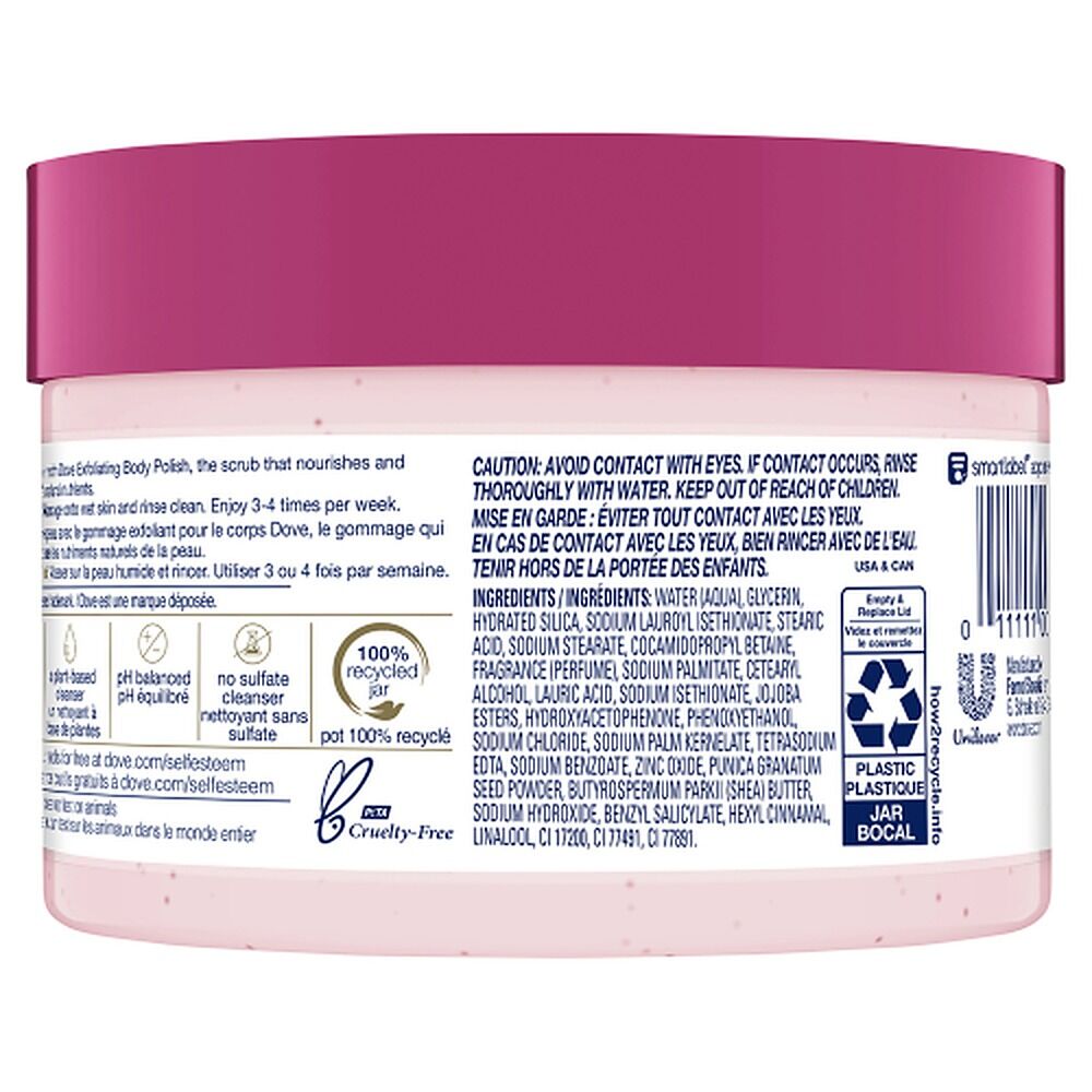 Dove Exfoliating Body Polish Pomegranate & Shea Butter 298g