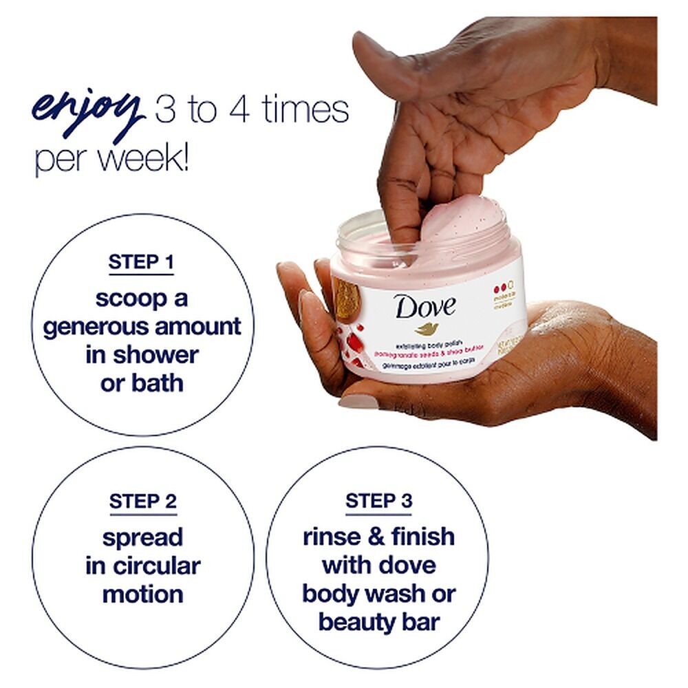 Dove Exfoliating Body Polish Pomegranate & Shea Butter 298g