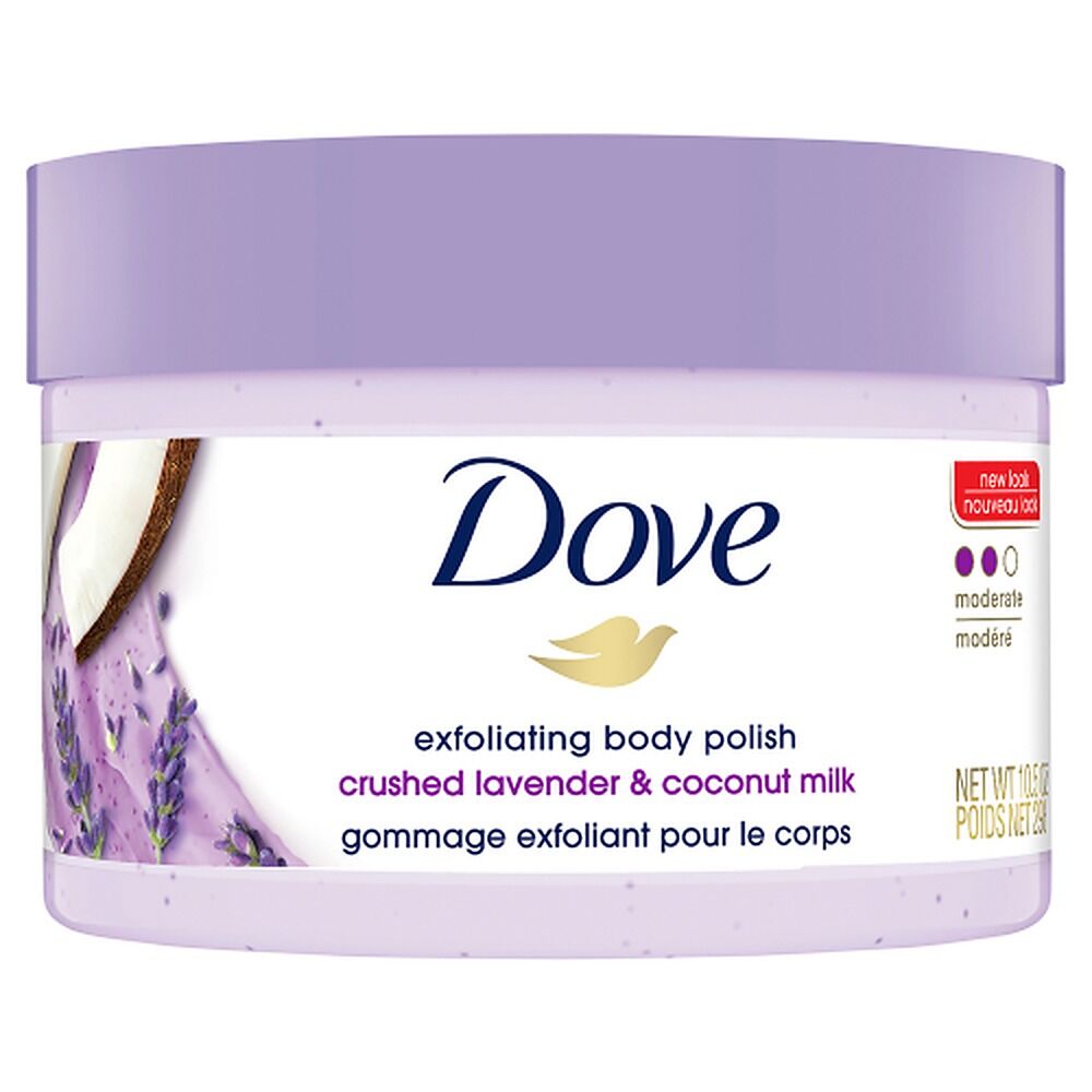 Dove Exfoliating Body Polish Crushed Lavender & Coconut Milk 298g