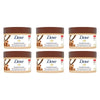 Dove Exfoliating Body Polish Brown Sugar & Coconut Butter 298g Pack of 6