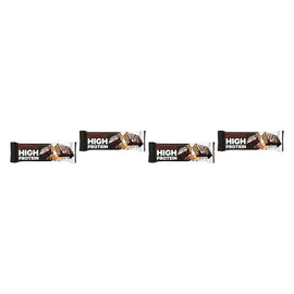 Musashi High Protein Bar Dark Chocolate Salted Caramel 90g x 12 Bundle of 4
