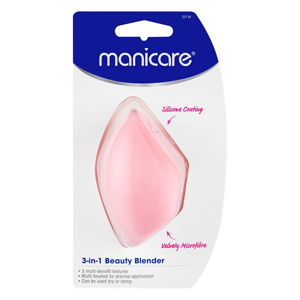 Manicare 3-in-1 Beauty Blender Pink
