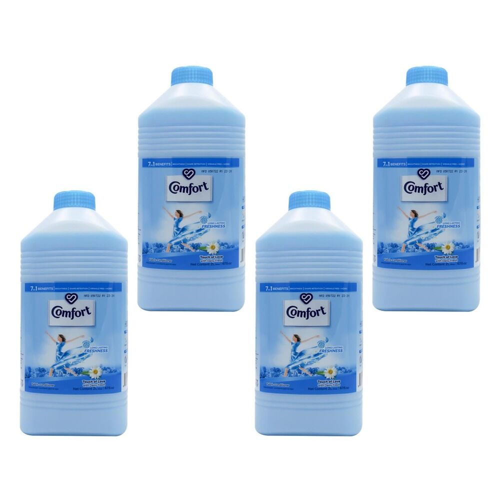 Comforts 7 in 1 Touch Of Love With Daisy Fresh Scent Fabric Pack of 4