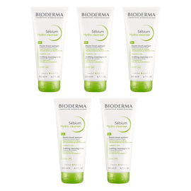 Bioderma Sebium Ultra-Nourishing Cream Hydra Cleanser 200mL Pack of 5