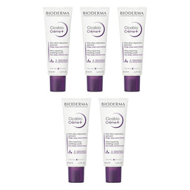 Bioderma Cicabio Creme+ Restorative Soothing Cream 40mL Pack of 5