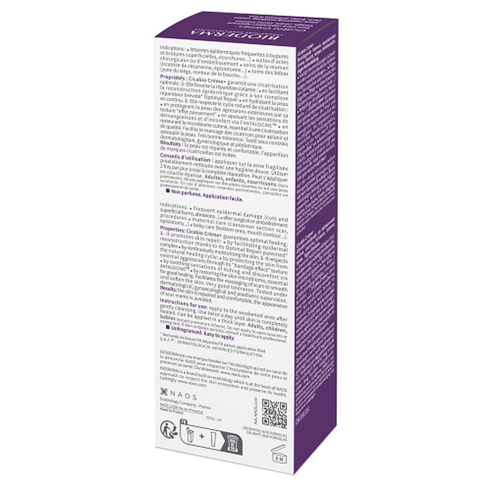 Bioderma Cicabio Creme+ Restorative Soothing Cream 40mL