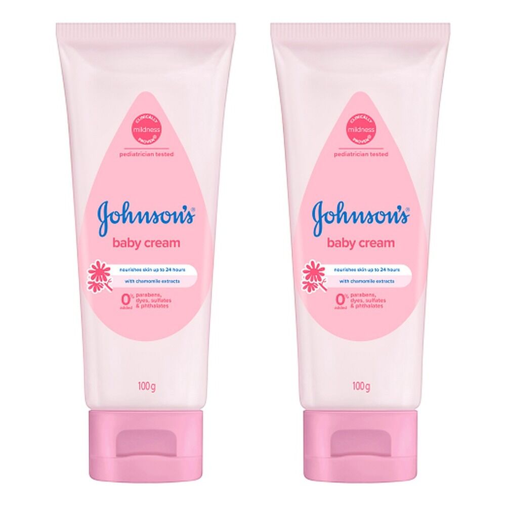 Johnson's Baby Cream 100g Pack of 2