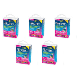 Piksters Interdental Brushes Pink Size 00 40 Pack Bundle of 5