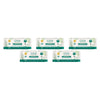 GAIA Water + Ceramides Biodegradable Wipes, Fragrance Free, 70 Wipes Pack of 5