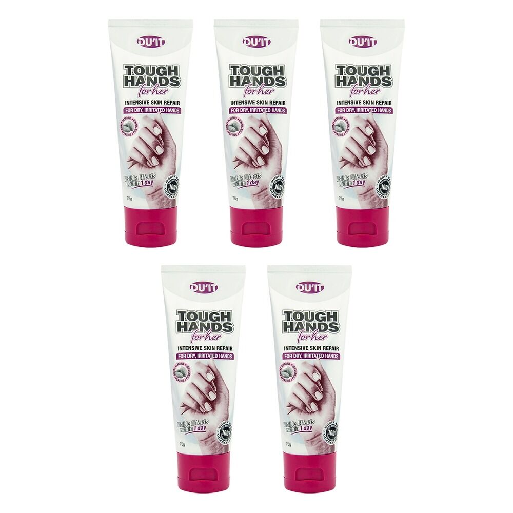 DU'IT Tough Hands for Her Intensive Hand Cream 75g Pack of 5