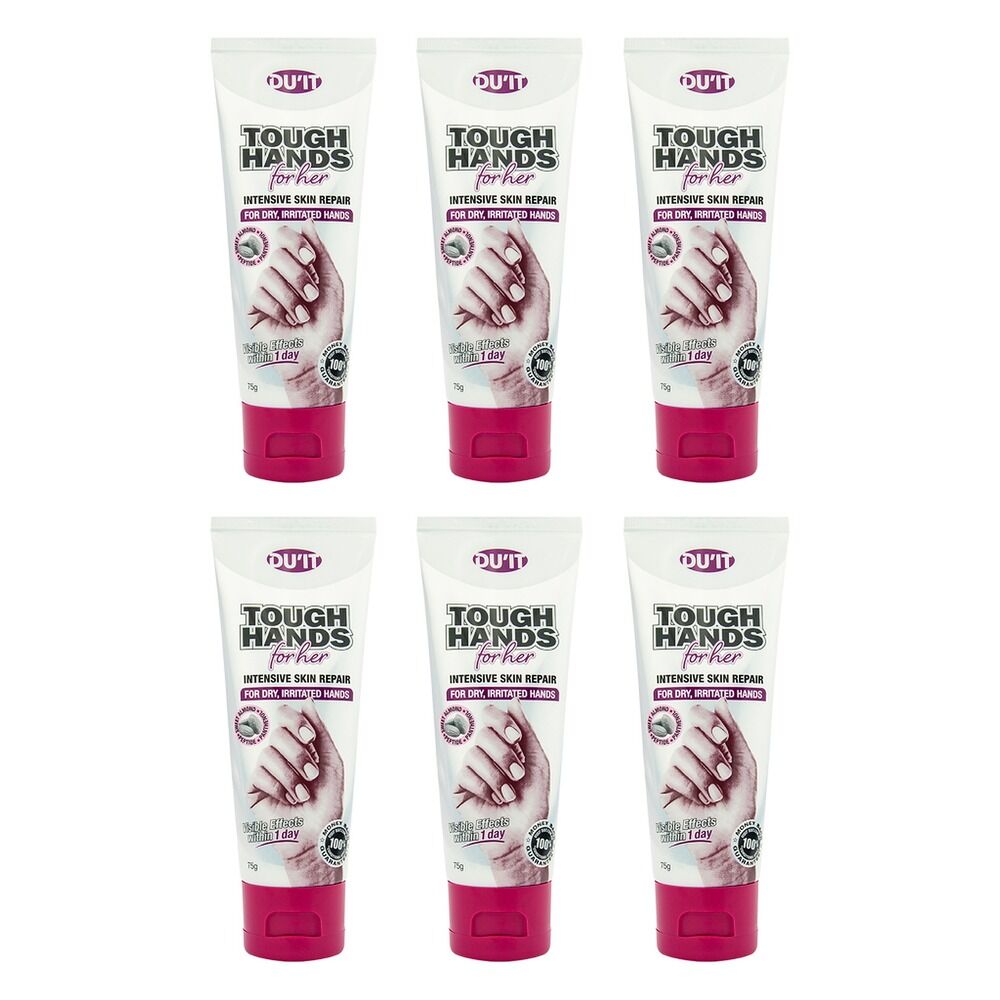 DU'IT Tough Hands for Her Intensive Hand Cream 75g Pack of 6