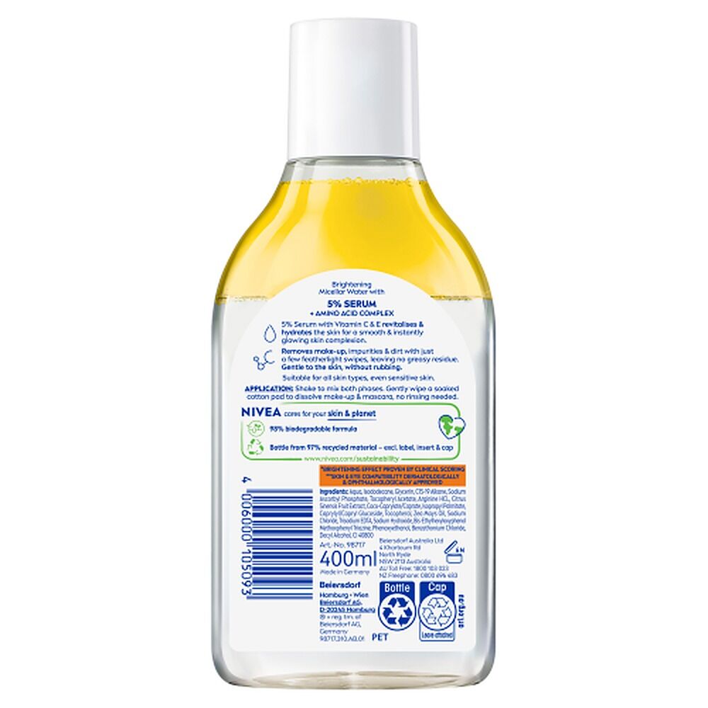 NIVEA Brightening Serum Micellar Water 400mL