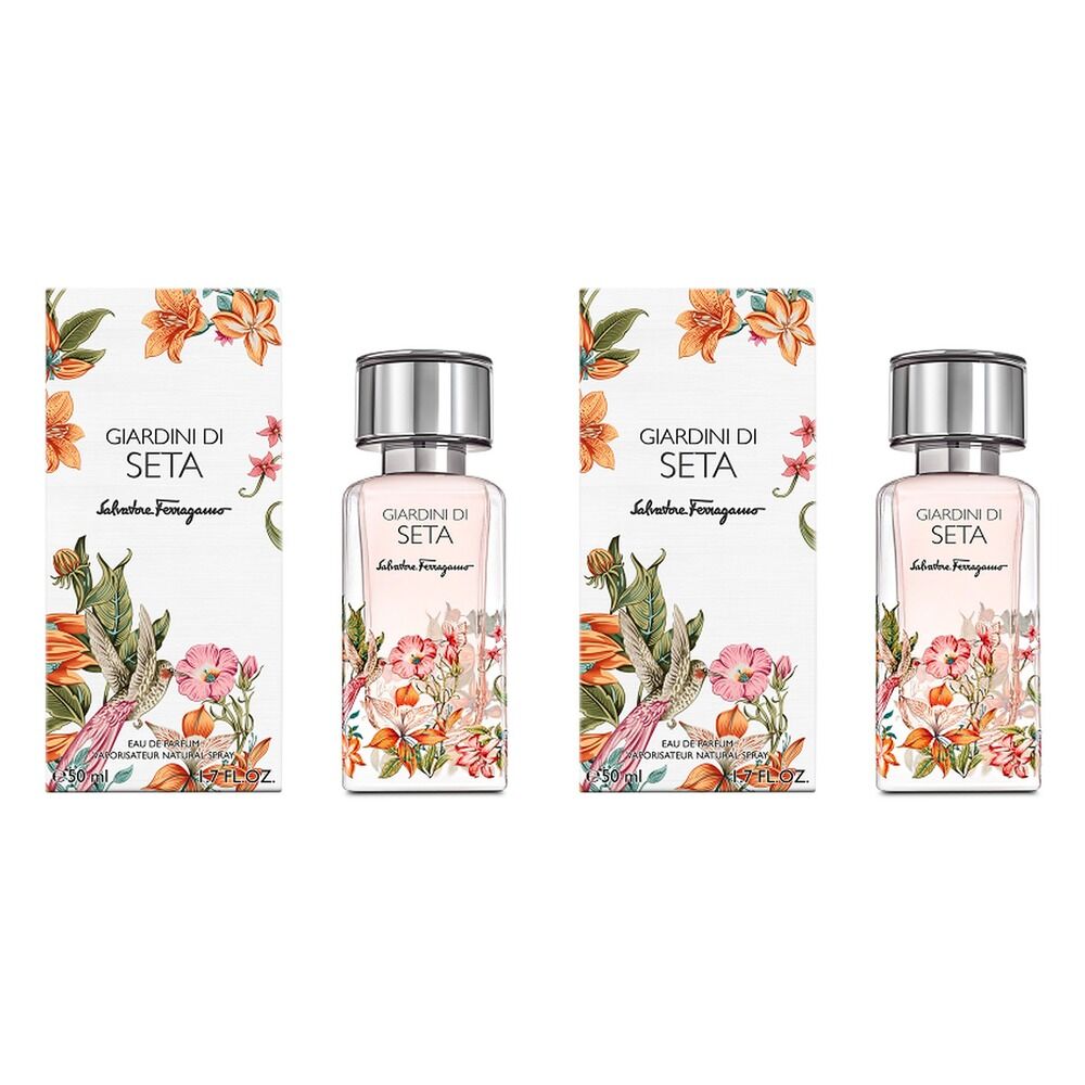 Ferragamo Giardini Di Seta Eau de Parfum 50mL Pack of 2