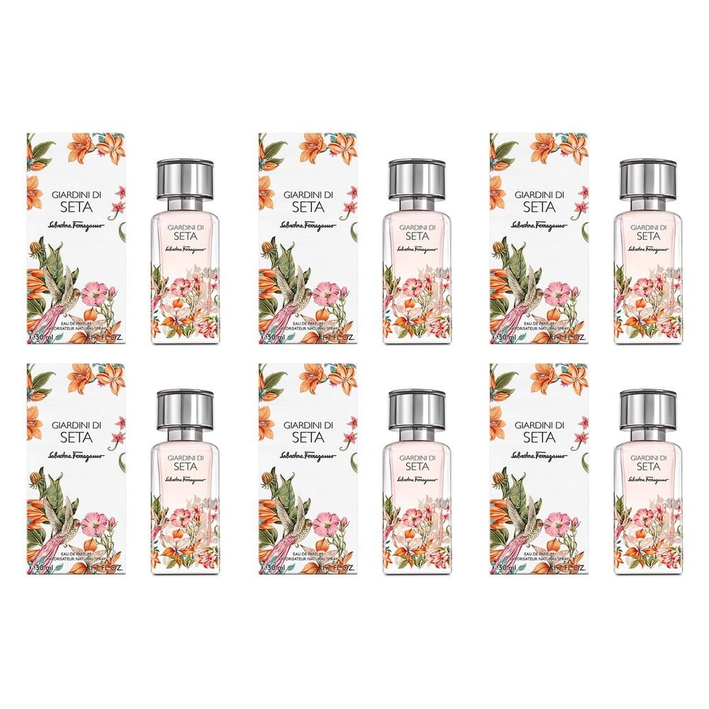 Ferragamo Giardini Di Seta Eau de Parfum 50mL Pack of 6