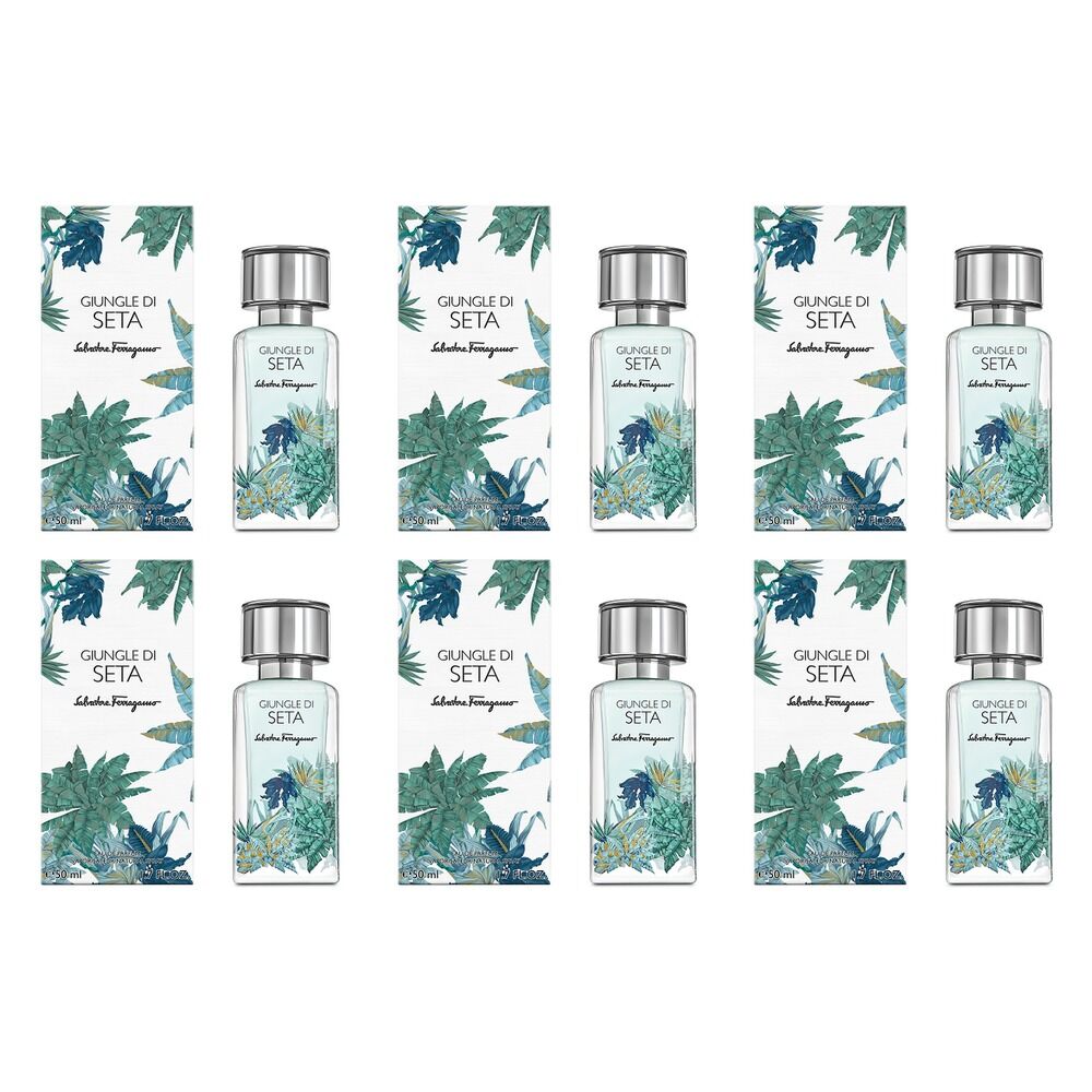 Ferragamo Giungle Di Seta Eau de Parfum 50mL Pack of 6