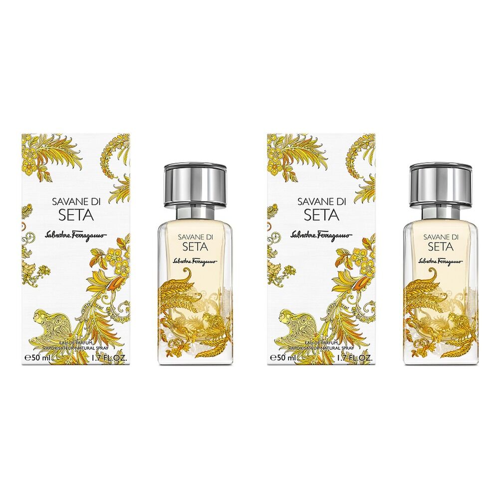 Ferragamo Savane Di Seta Eau de Parfum 50mL Pack of 2