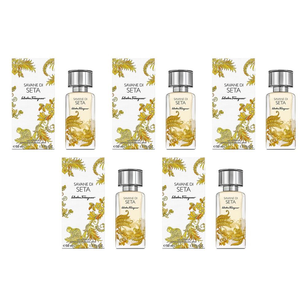 Ferragamo Savane Di Seta Eau de Parfum 50mL Pack of 5
