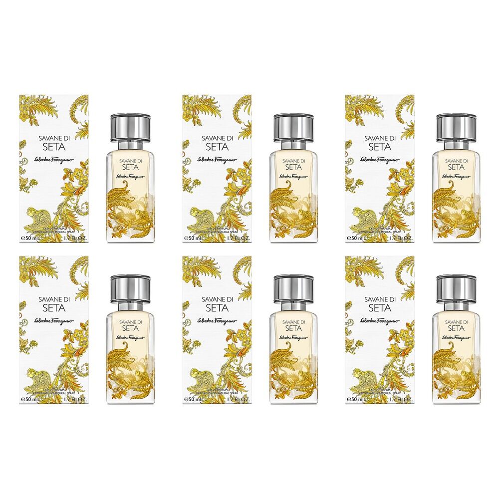 Ferragamo Savane Di Seta Eau de Parfum 50mL Pack of 6