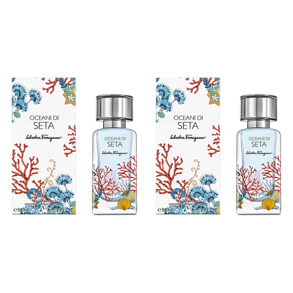 Ferragamo Oceani Di Seta Eau de Parfum 50mL Pack of 2