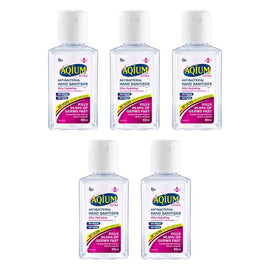 Ego Aqium Antibacterial Hand Sanitiser Ultra Hydrating 60mL Pack of 5