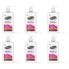 Ego Aqium Antibacterial Hand Sanitiser Ultra Hydrating 375mL Pack of 6