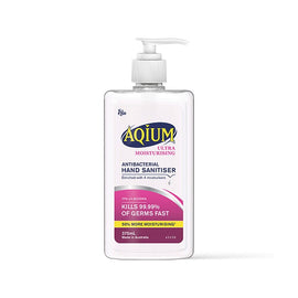 Ego Aqium Antibacterial Hand Sanitiser Ultra Hydrating 375mL