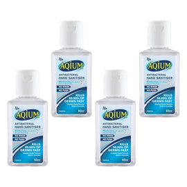 Ego Aqium Antibacterial Hand Sanitiser 60mL Pack of 4