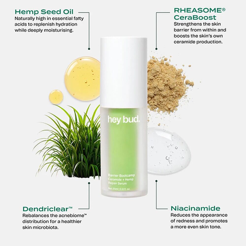 Hey Bud Ceramide + Hemp Barrier Repair Serum 25mL