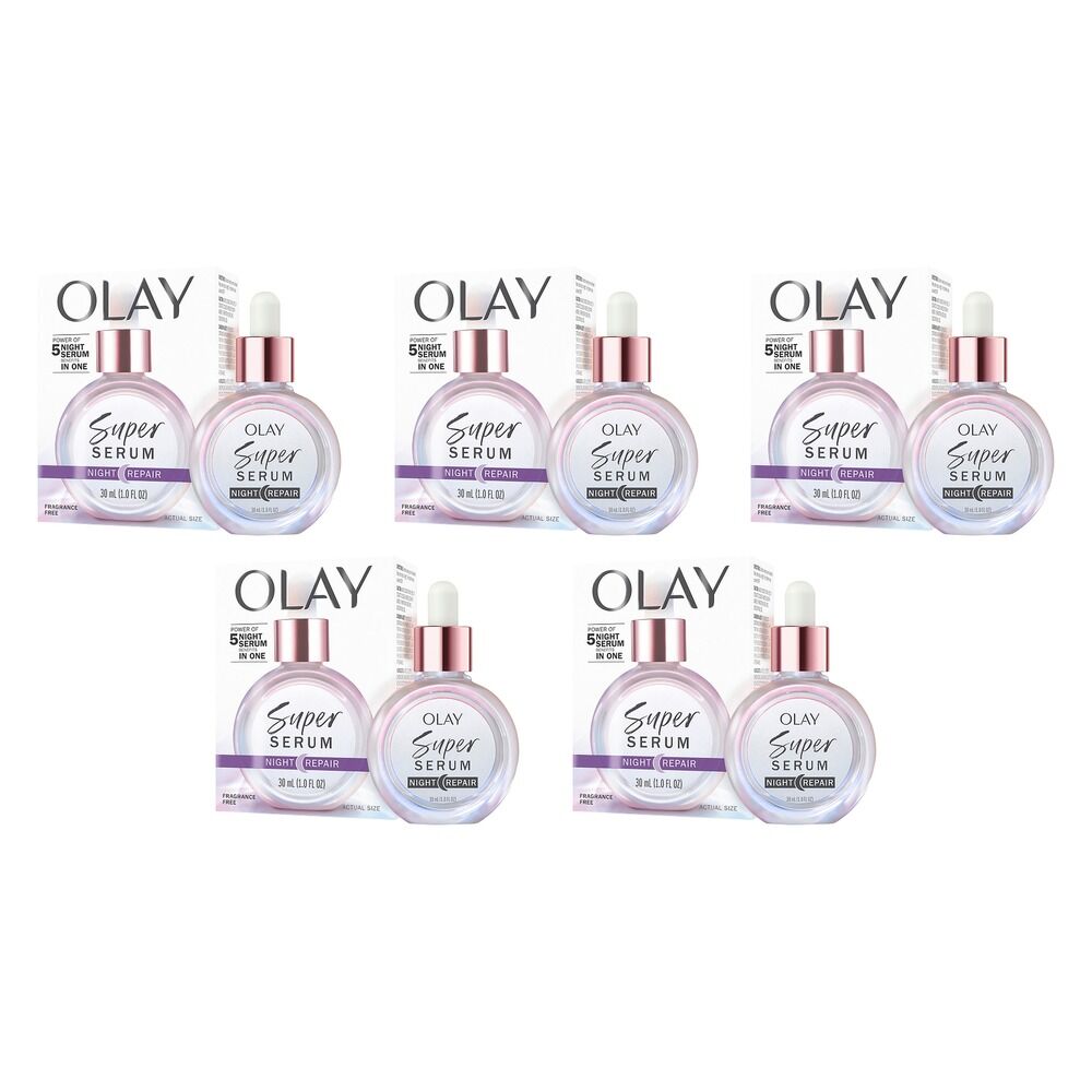 Olay Super Serum Night Repair 30mL Pack of 5