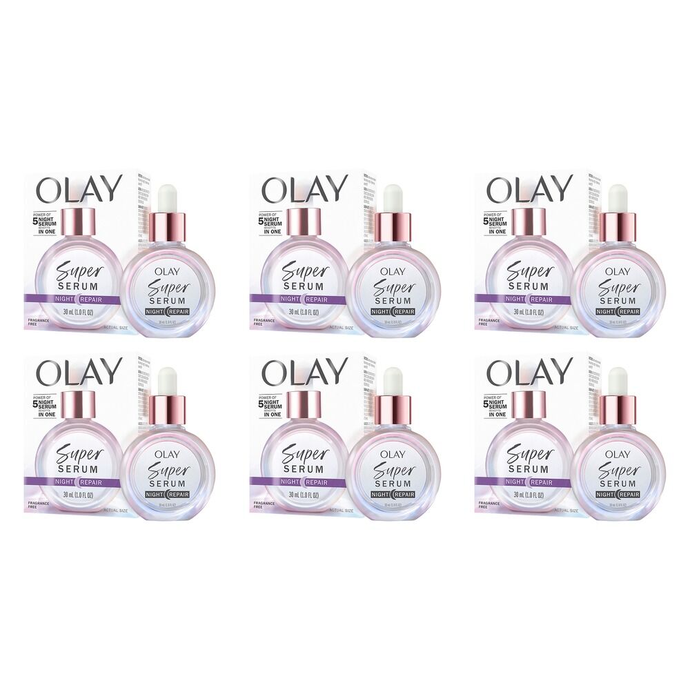 Olay Super Serum Night Repair 30mL Pack of 6