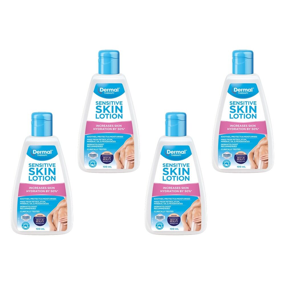Dermal Therapy Sensitive Skin Lotion 100mL Pack of 4
