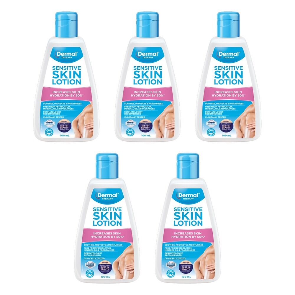 Dermal Therapy Sensitive Skin Lotion 100mL Pack of 5