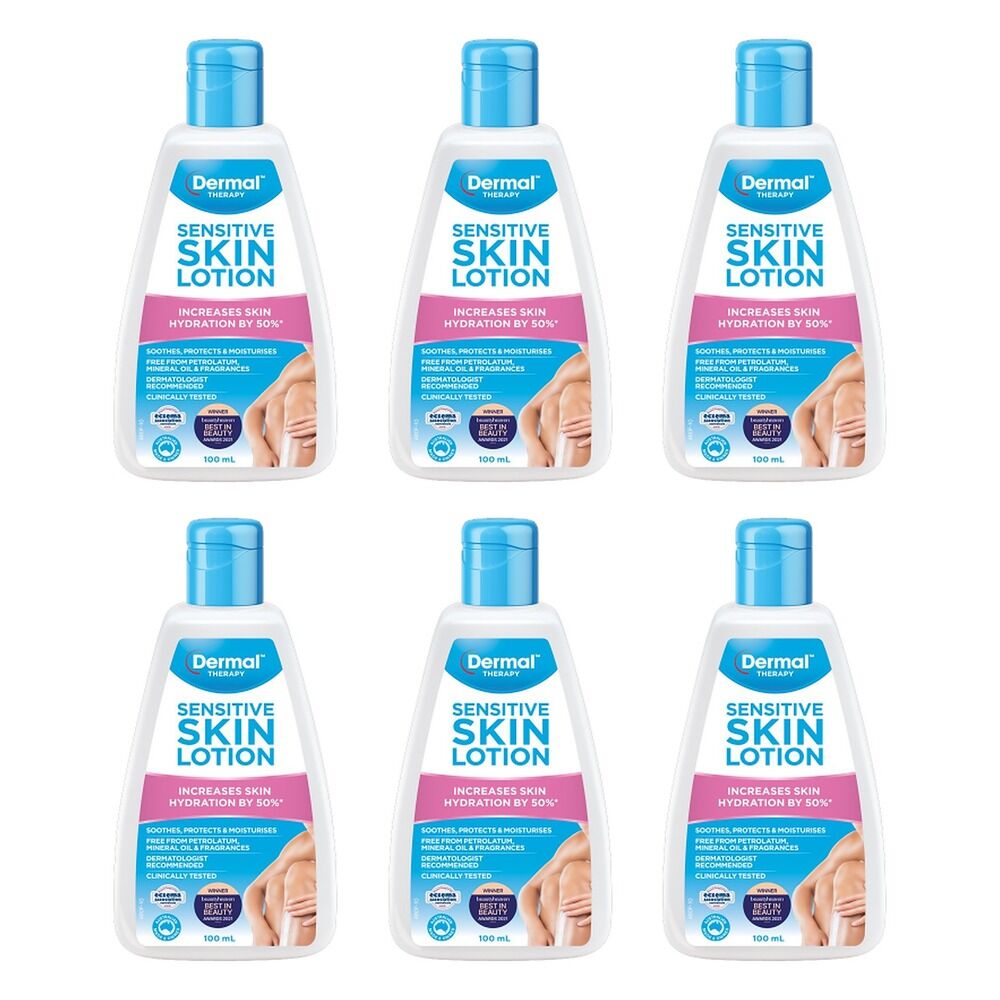 Dermal Therapy Sensitive Skin Lotion 100mL Pack of 6