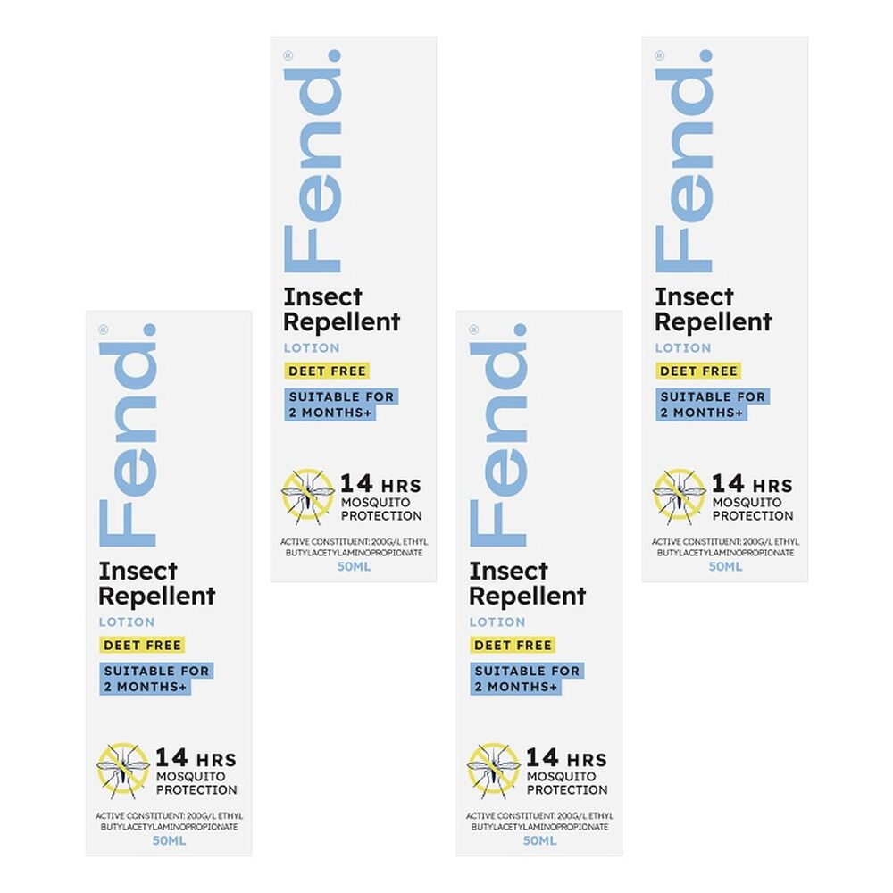 FEND Insect Repellent Lotion 50mL Pack of 4
