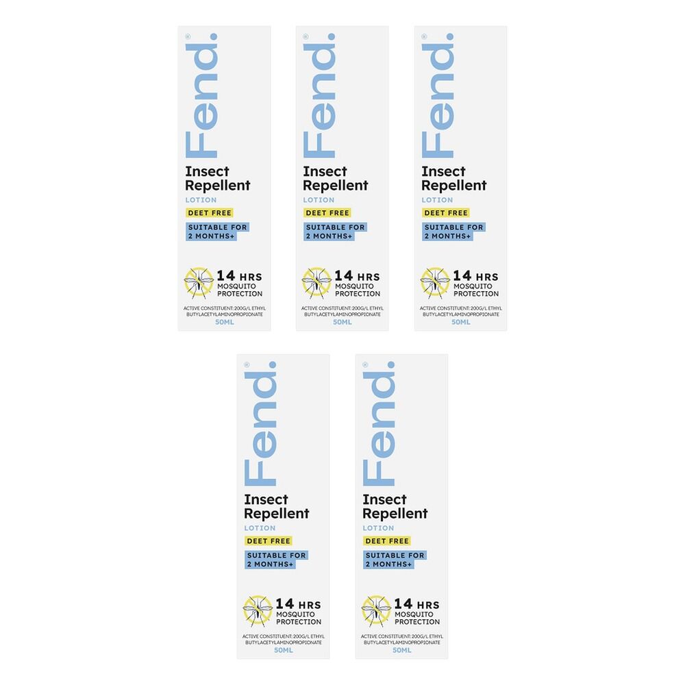 FEND Insect Repellent Lotion 50mL Pack of 5