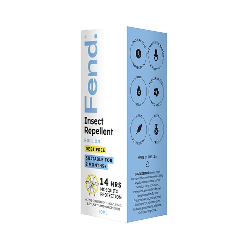 FEND Insect Repellent Lotion Roll On 50mL