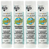 ZINKE SPF 50 Plus Clear Mineral Zinc Stick 5g Pack of 4