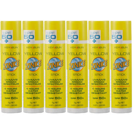 ZINKE SPF 50 Plus Yellow Zinc Stick 5g Pack of 6