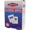 Alcohol Wipes Surgical Basics  60 Per Pack