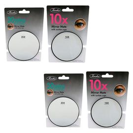 Tender 20x and 10x Magnifying Mirrors Twin Pack 9cm Suction Cups