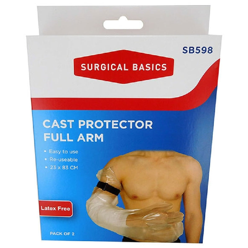 Surgical Basics Cast Protector Full Arm Pack of 2