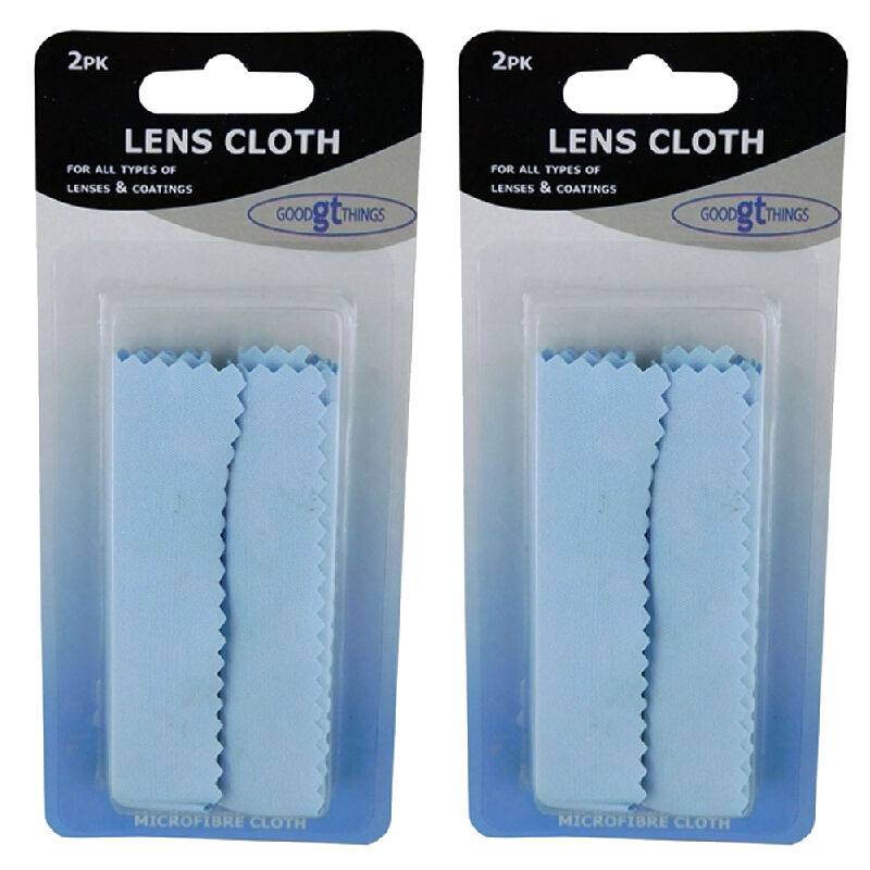 Goodthings Microfibre Lens Cloth Twin Pack for Glasses Cameras Screens