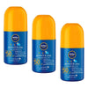Nivea Sun Kids Protect & Play SPF50 Roll-On Sunscreen 65mL Pack of 3