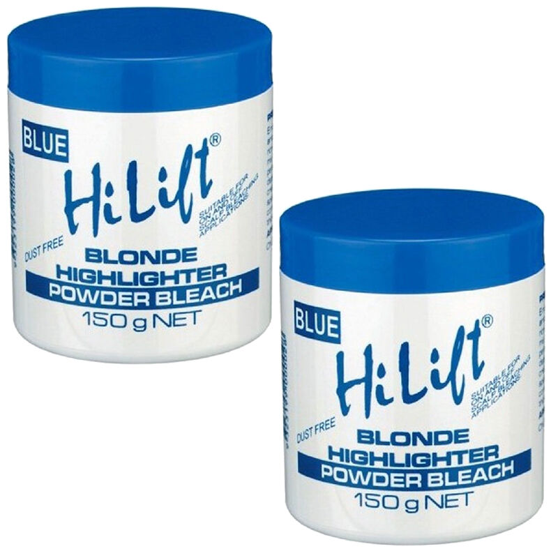 Hi Lift Blonde Highlighter Powder Bleach 150g Blue 2 Pack