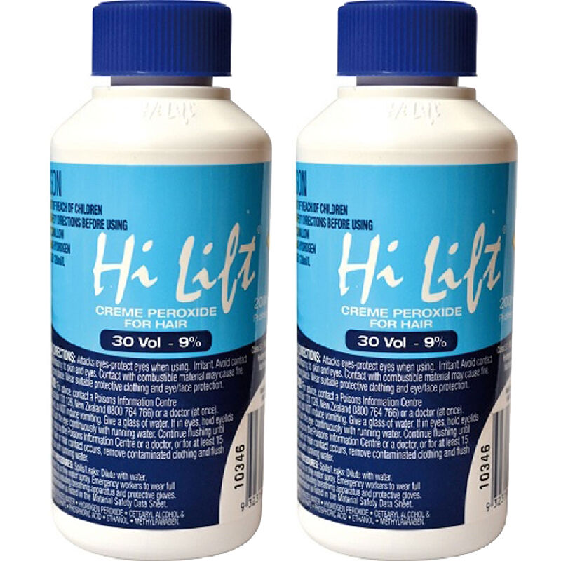 Hi Lift Creme Peroxide 30 Vol 200ml x2 Twin Pack