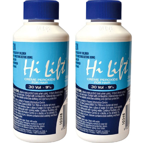Hi Lift Creme Peroxide 30 Vol 200ml x2 Twin Pack