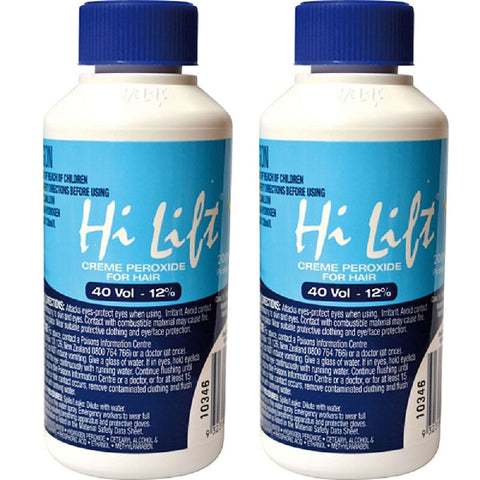 Hi Lift Creme Peroxide Hair Developer 40 Vol 200ml 2 Pack