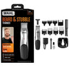 Wahl Beard & Stubble Rechargeable Trimmer Men's Grooming Hair Cut Razor + Blade Oil Care Kit